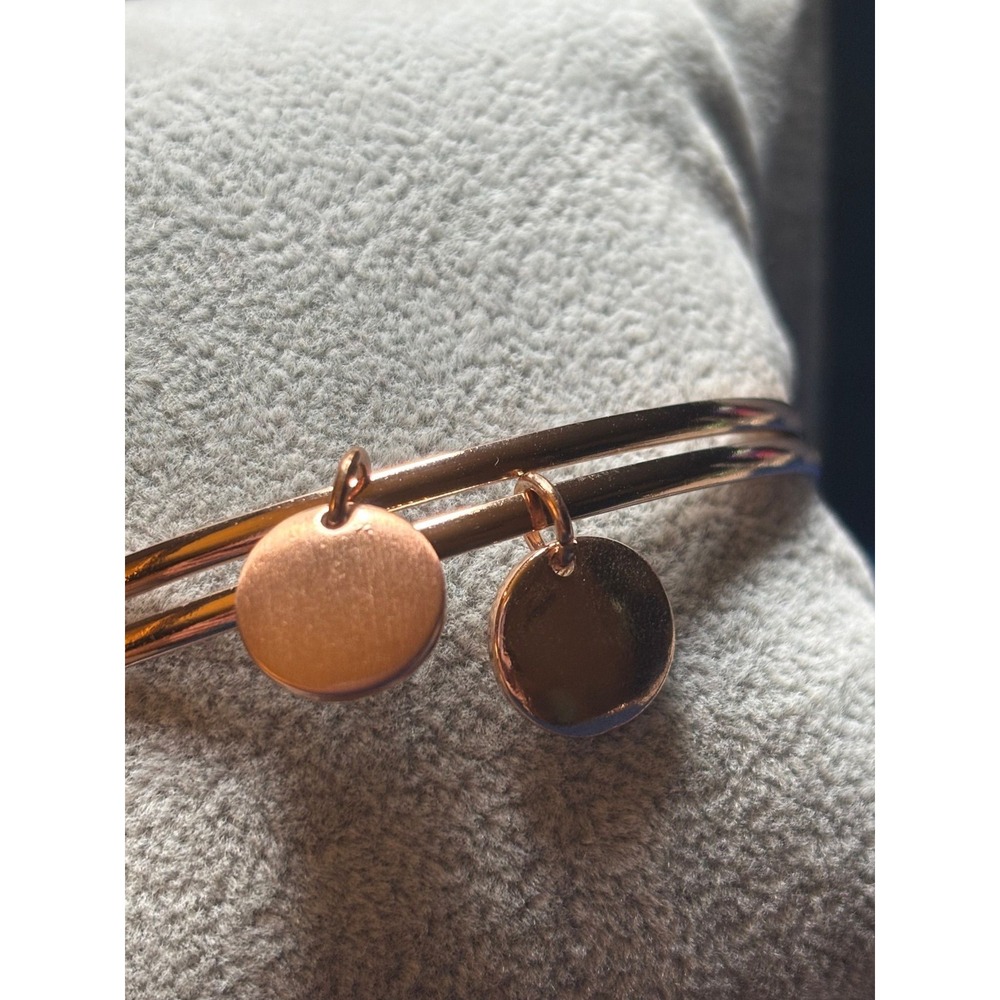 #6. Rose Gold-tone Wire Bangle - Picture 2 of 4